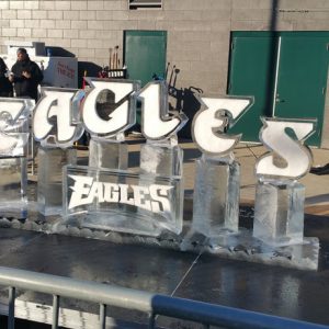 2018 Eagles Playoffs Live Ice Carving Exhibition