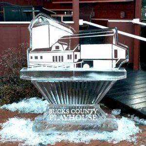 Bucks County Playhouse Live Ice Carving Exhibition