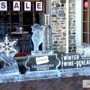 Chadds Ford Winery Live Ice Carving Exhibition