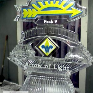 Cub Scouts Arrow of Light Ice Sculpture
