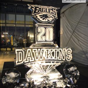 Dawkins Eagles Hall Of Fame Live Ice Carving Exhibition