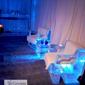 Lounge Environment With Ice Bar
