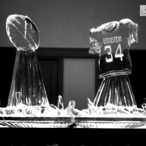 Sports Jersey Display Ice Sculpture