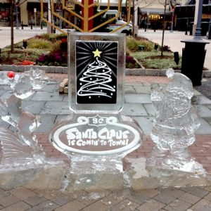 Suburban Square Shopping Center-2 Live Ice Carving Exhibition