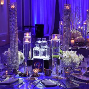 Candle Table Centerpieces - 24” Tall (including Lighted Display Box)