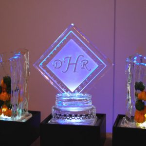 Hollow Box And Monogram - 26” Tall (including Lighted Display Box)