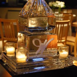 Pyramid “W” Table Centerpieces